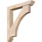 Ekena Millwork Westlake Slat Smooth Bracket w/ Offset Brace, Douglas Fir, 5 1/2"W x 32"D x 36"H BKT0604X32X36WTL06SDF - alternate 1